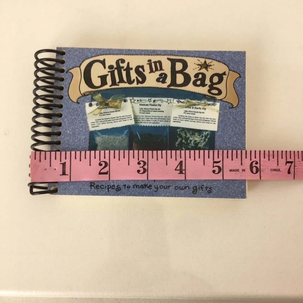 Vintage Gifts In A Bag Dips Recipes Book To Make Your Own Gifts Cookbook